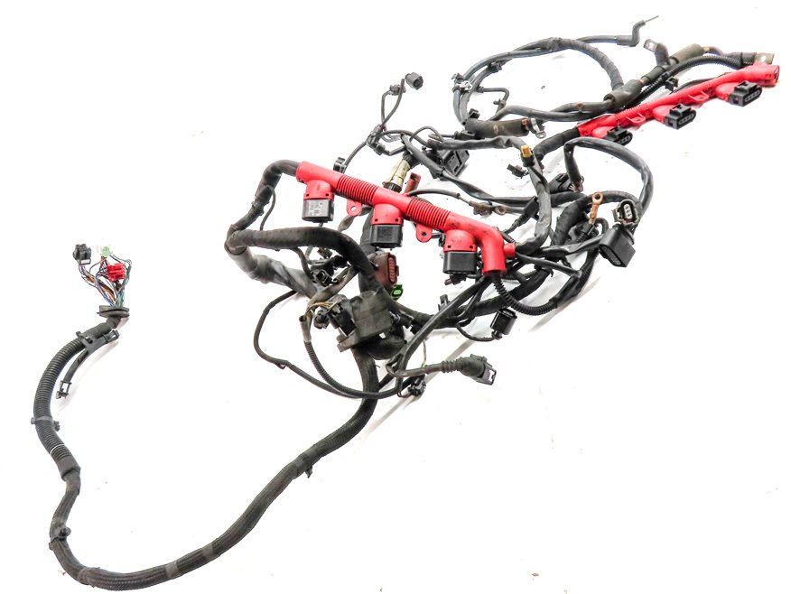 Thumbnail 3: 2013 AUDI Q7 (4L) 3.0L SUPER (CTWA) ENGINE MOTOR WIRE WIRING HARNESS LOOM