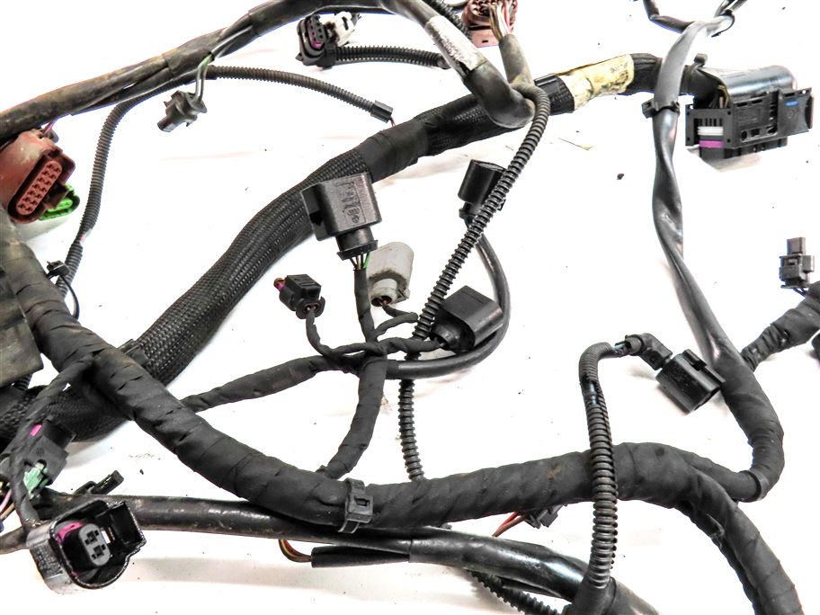 Thumbnail 6: 2013 AUDI Q7 (4L) 3.0L SUPER (CTWA) ENGINE MOTOR WIRE WIRING HARNESS LOOM