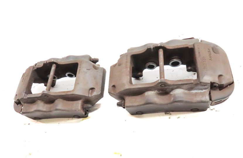 Thumbnail 2: 04-15 VW TOUAREG AUDI Q7 4L REAR LEFT & RIGHT ABS DISC BRAKE CALIPER SET2 BREMBO