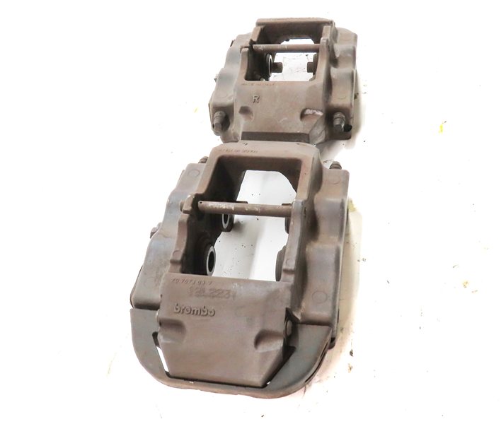 Thumbnail 4: 04-15 VW TOUAREG AUDI Q7 4L REAR LEFT & RIGHT ABS DISC BRAKE CALIPER SET2 BREMBO
