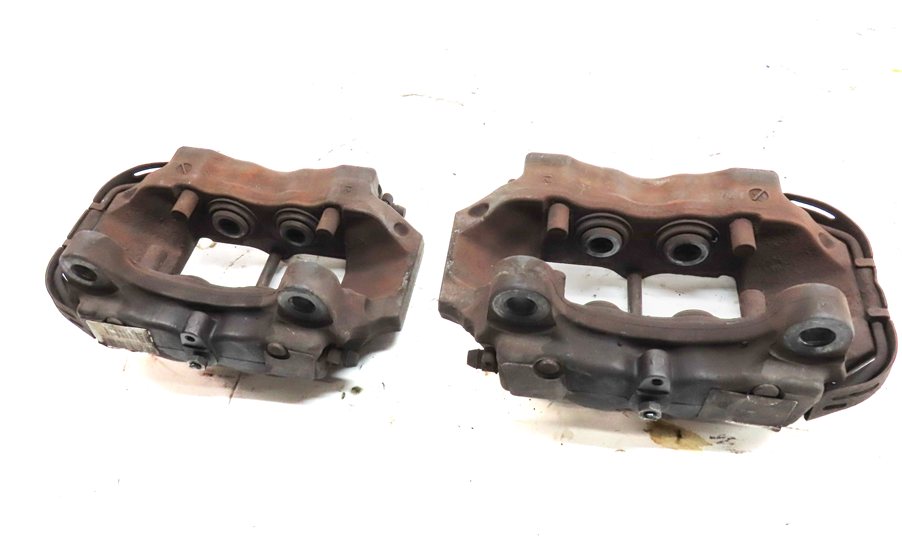 Thumbnail 7: 04-15 VW TOUAREG AUDI Q7 4L REAR LEFT & RIGHT ABS DISC BRAKE CALIPER SET2 BREMBO