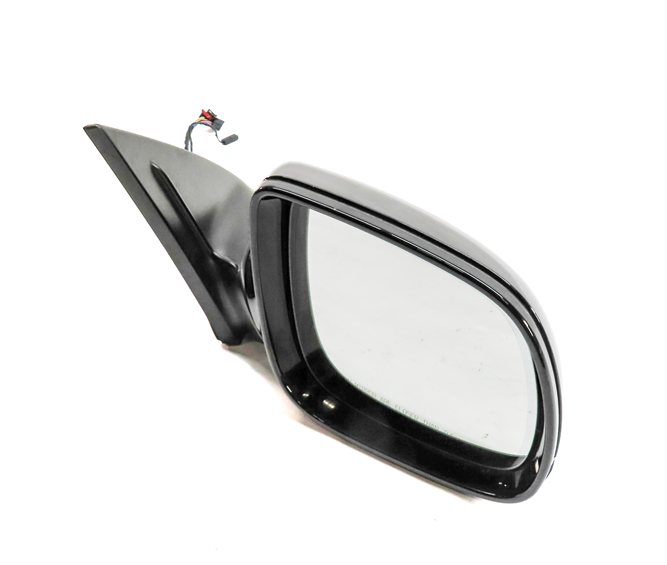 2013-2015 AUDI Q7 (4L) RIGHT PASSENGER P-FOLD BLIND SPOT DOOR MIRROR (Black)
