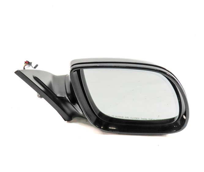 Thumbnail 3: 2013-2015 AUDI Q7 (4L) RIGHT PASSENGER P-FOLD BLIND SPOT DOOR MIRROR (Black)