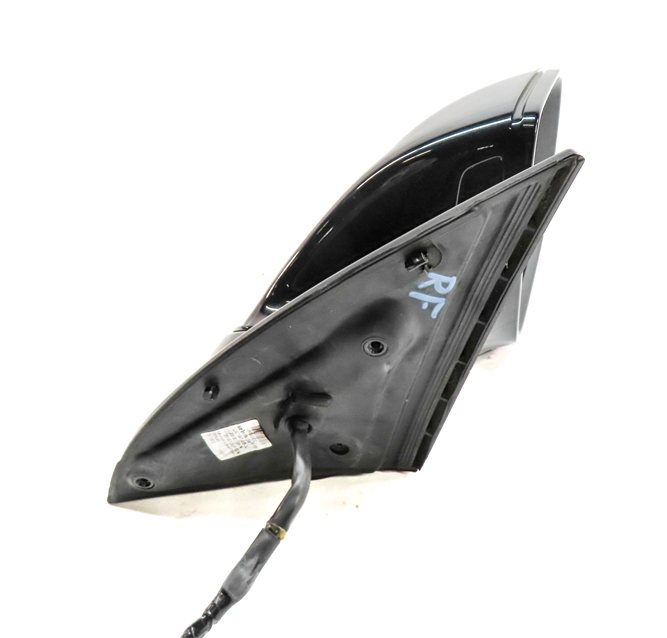 Thumbnail 4: 2013-2015 AUDI Q7 (4L) RIGHT PASSENGER P-FOLD BLIND SPOT DOOR MIRROR (Black)