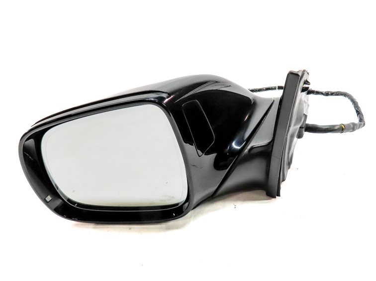 Thumbnail 2: 2013-2015 AUDI Q7 (4L) LEFT DRIVER P-FOLD BLIND SPOT DOOR MIRROR (Black)