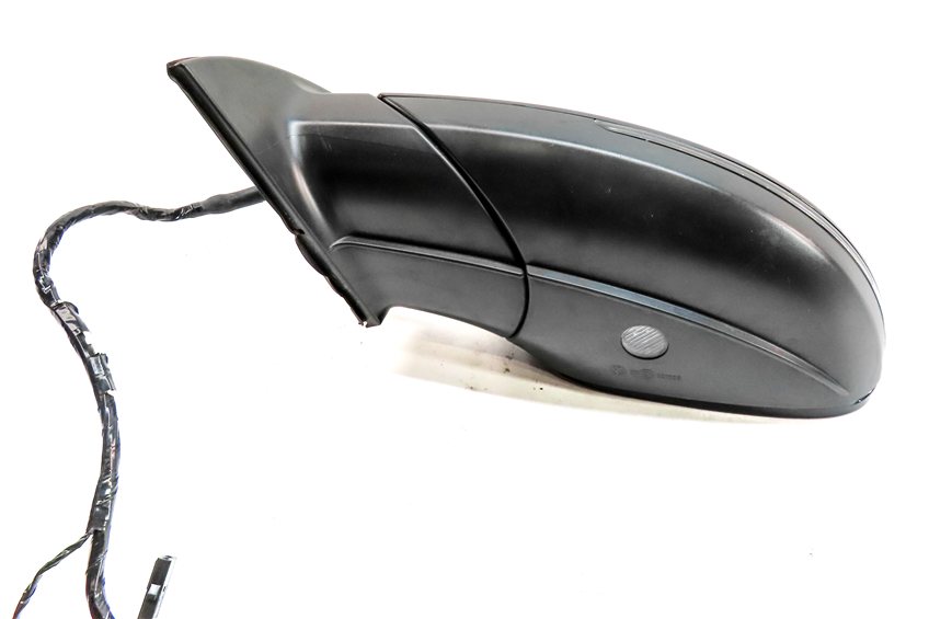 Thumbnail 8: 2013-2015 AUDI Q7 (4L) LEFT DRIVER P-FOLD BLIND SPOT DOOR MIRROR (Black)