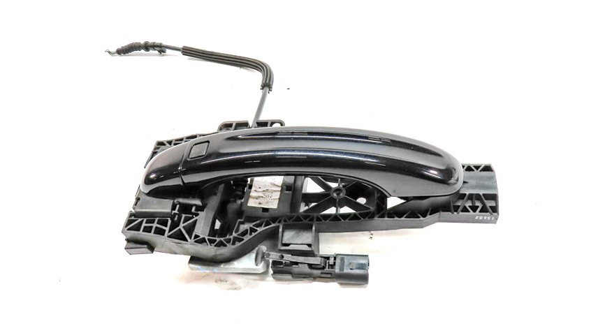 Thumbnail 2: 2007-2015 AUDI Q7 (4L) REAR LEFT KEYLESS EXTERIOR DOOR HANDLE (Black)