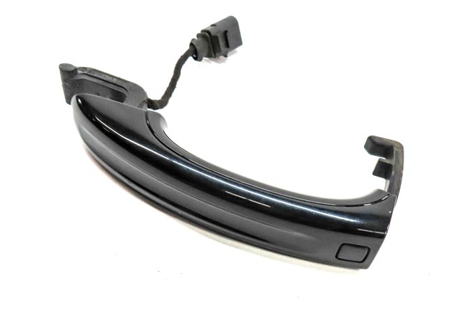 2007-2015 AUDI Q7 (4L) FRONT LEFT DRIVER KEYLESS EXTERIOR DOOR HANDLE (Black)