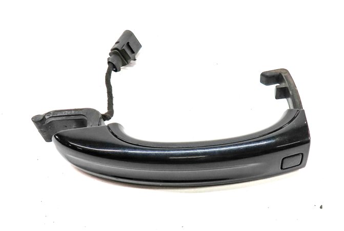 Thumbnail 2: 2007-2015 AUDI Q7 (4L) FRONT LEFT DRIVER KEYLESS EXTERIOR DOOR HANDLE (Black)