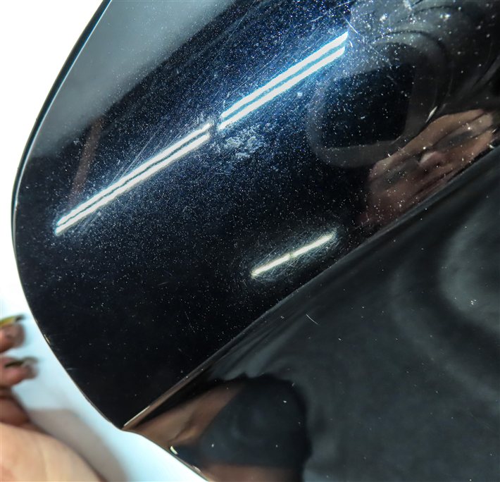 Thumbnail 10: 2010-2015 AUDI Q7 (4L) FUEL TANK DOOR LID COVER TRIM w/ HOUSING (Black)