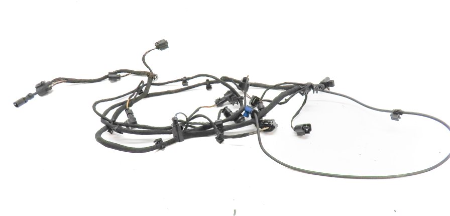 Thumbnail 3: 13 AUDI Q7 (4L) FRONT PARK ASSIST PDC DISTANCE CONTROL WIRE SENSOR SET/4 (Black)