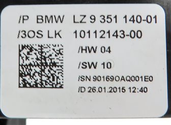Thumbnail 6: 2012-2017 BMW 2 3 4 SERIES (F22 F30 F32) COLUMN BLINKER WIPER COMBINATION SWITCH