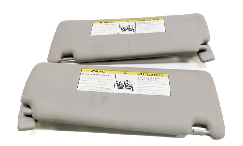 Thumbnail 4: 12-19 BMW 3 4 SERIES (F30 F31 F32 F33) FRONT LEFT & RIGHT SUNVISOR SET (Gray)