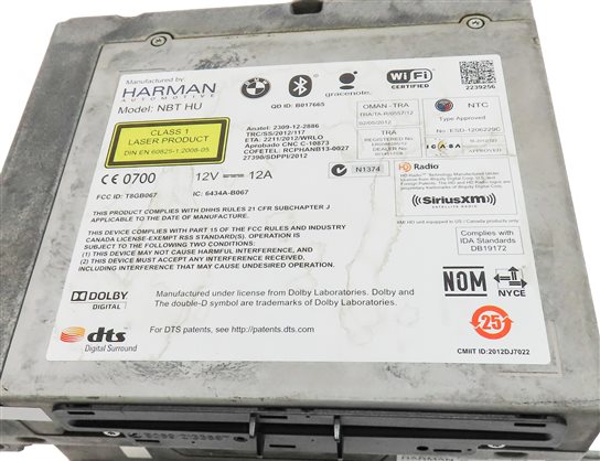 Thumbnail 7: 14-16 BMW 2 3 4 5 6 7 X3 X5 X6 (F10 F15 F22 F30 F32) AM/FM CD STEREO RECEIVER