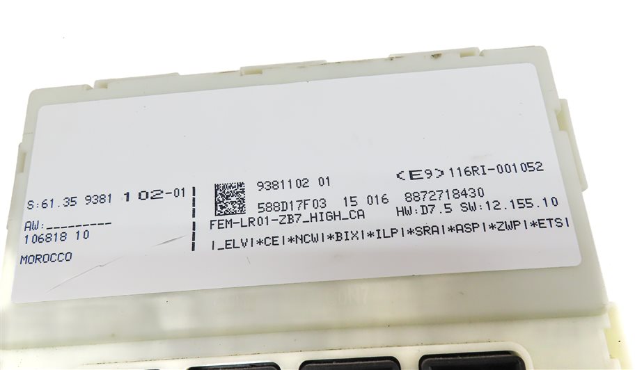 Thumbnail 5: 2012-2021 BMW 2 3 4 M2 M3 M4 (F22 F30 F32) FRONT ELECTRIC BODY CONTROL MODULE