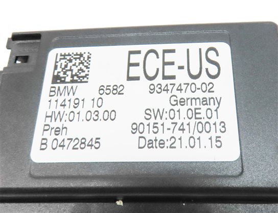 Thumbnail 3: 2015 BMW 428I (F32) iDRIVE TOUCH NAVIGATION CONTROL MODULE