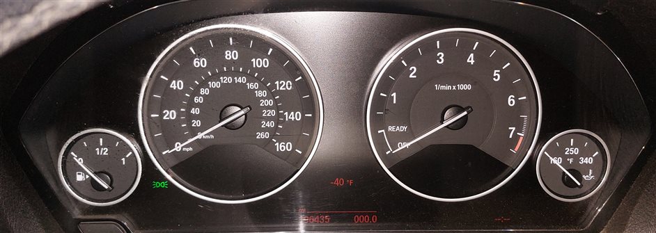 Thumbnail 2: 2014-2020 BMW 3 4 SERIES (F30 F32) SPEEDOMETER INSTRUMENT GAUGE CLUSTER (196k)