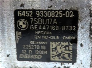 Thumbnail 6: 12-18 BMW 328i 428i 535i 740i X5 (F30 F31 F33 F01 F10 F15) A/C COMPRESSOR PUMP