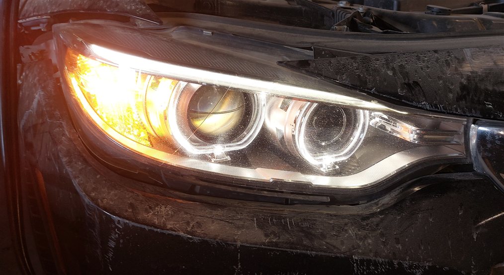 Thumbnail 2: 14-17 BMW 4-SERIES M3 (F30 F32) RIGHT XENON HID ADAPTIVE HEADLIGHT LIGHT LAMP
