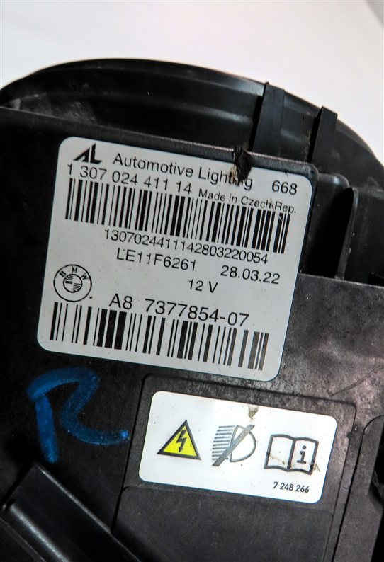 Thumbnail 7: 14-17 BMW 4-SERIES M3 (F30 F32) RIGHT XENON HID ADAPTIVE HEADLIGHT LIGHT LAMP