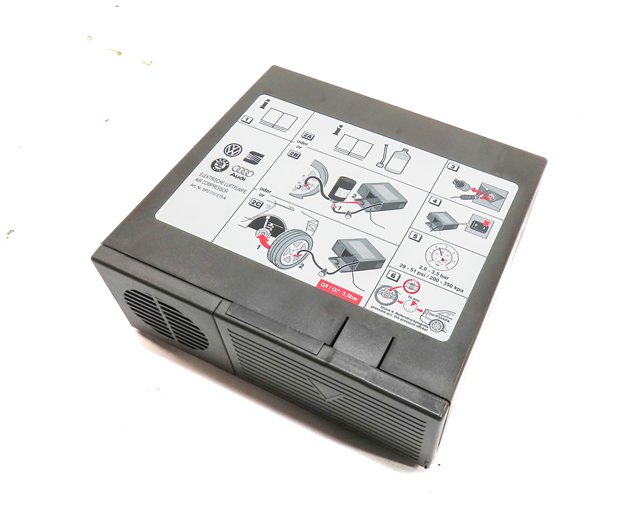 2013 AUDI Q5 (B8 8R) EMERGENCY ROADSIDE SPARE TIRE AIR COMPRESSOR PUMP