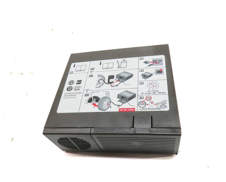 Thumbnail 2: 2013 AUDI Q5 (B8 8R) EMERGENCY ROADSIDE SPARE TIRE AIR COMPRESSOR PUMP