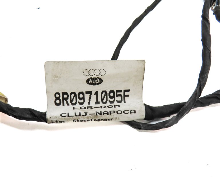 Thumbnail 4: 13 AUDI Q5 B8 8R FRONT PARK ASSIST PDC DISTANCE CONTROL WIRE SENSOR SET (White)