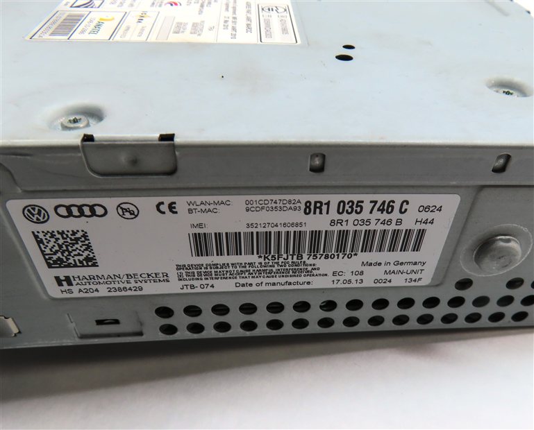 Thumbnail 7: 13-17 AUDI A4 Q5 S4 RS5 SQ5 (B8 8K 8T 8R)  RADIO STEREO MMI MULTIMEDIA PLAYER
