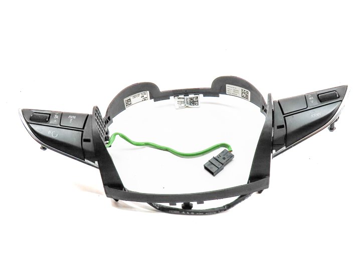 Thumbnail 4: 13 AUDI Q5 (B8 8R) DRIVER STEERING WHEEL MEDIA PHONE OPTION SELECT SWITCH SET/2