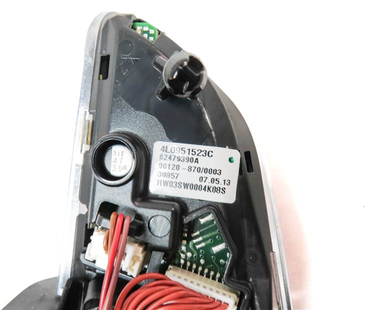 Thumbnail 7: 13 AUDI Q5 (B8 8R) DRIVER STEERING WHEEL MEDIA PHONE OPTION SELECT SWITCH SET/2