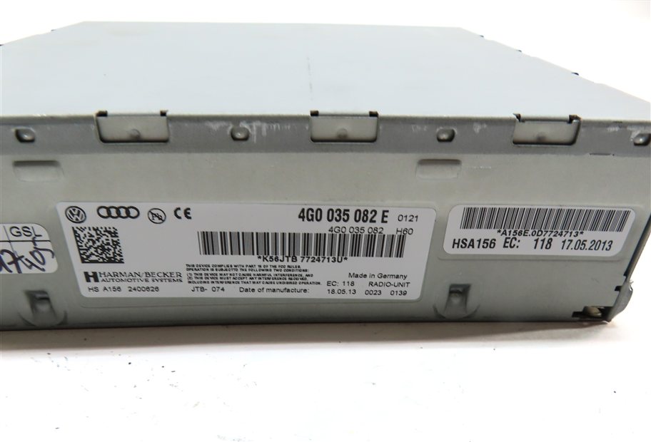 Thumbnail 3: 2013-2017 AUDI Q5 SQ5 (B8 8R) AM/FM RADIO STEREO RECEIVER MODULE (HARMAN BECKER)