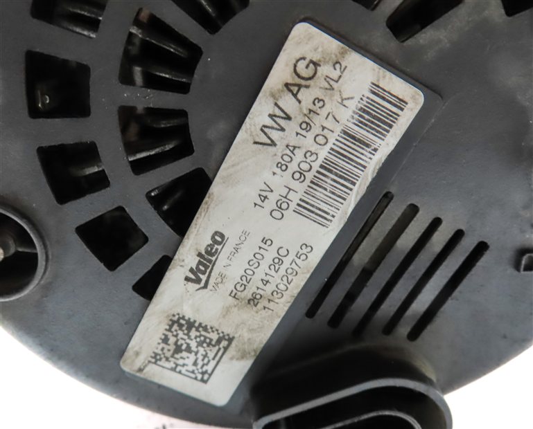 Thumbnail 5: 2013-2017 AUDI A4 A5 Q5 (B8 8K 8T 8R) 2.0L TURBO ENGINE 180 AMP ALTERNATOR
