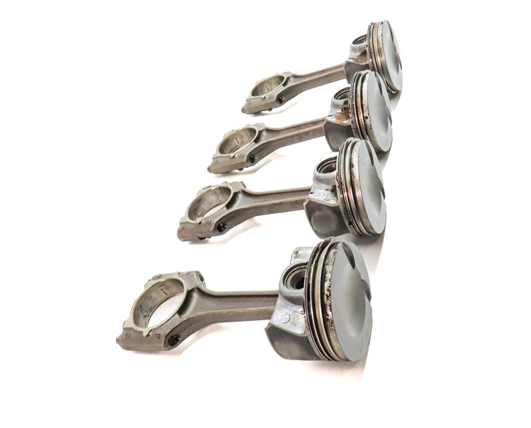 Thumbnail 4: 11-18 VW AUDI - A3 A4 A5 A6 Q5 TT BEETLE JETTA TIGUAN 2.0L TURBO PISTON SET/4
