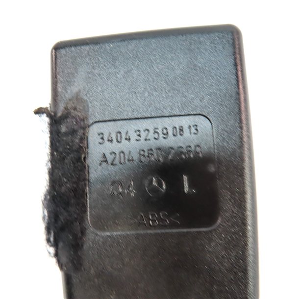 Thumbnail 5: 2009-2015 MERCEDES C GLK (X204 W204) FRONT LEFT DRIVER SEATBELT BUCKLE RECEIVER