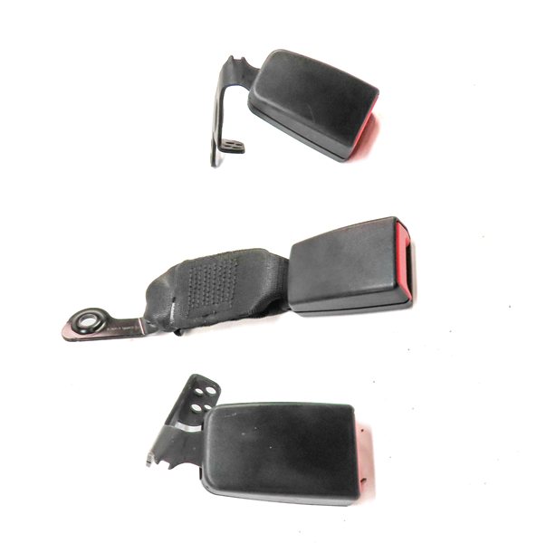 Thumbnail 3: 13 MERCEDES GLK250 (X204) REAR LEFT CENTER RIGHT SEATBELT BUCKLE RECEIVER SET/3