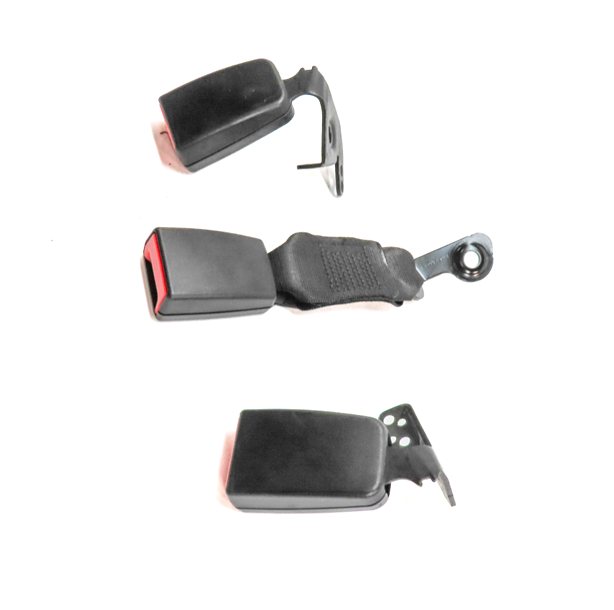Thumbnail 4: 13 MERCEDES GLK250 (X204) REAR LEFT CENTER RIGHT SEATBELT BUCKLE RECEIVER SET/3