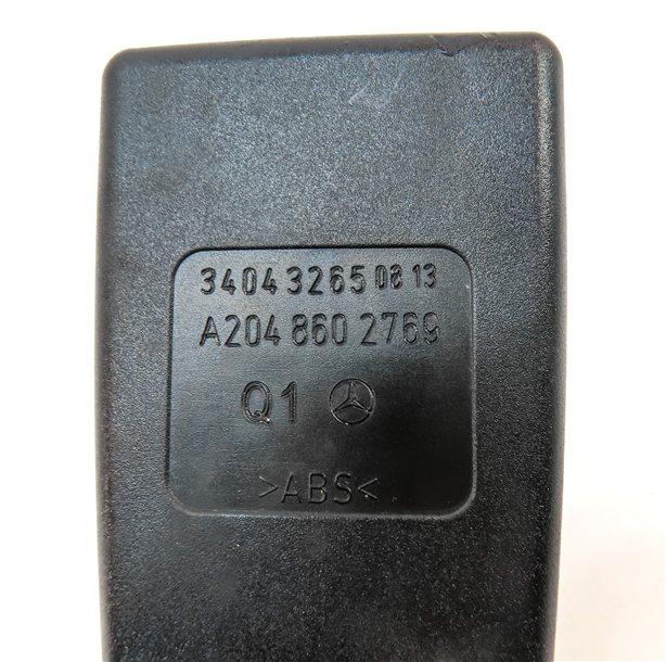 Thumbnail 8: 13 MERCEDES GLK250 (X204) REAR LEFT CENTER RIGHT SEATBELT BUCKLE RECEIVER SET/3