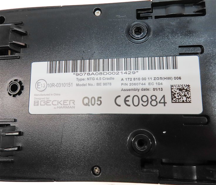 Thumbnail 6: 2013 MERCEDES GLK250 (X204) MAP PILOT NAVI NAVIGATION CONTROL MODULE