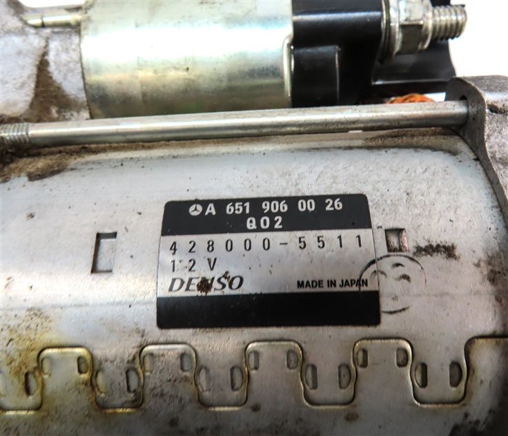 Thumbnail 8: 2013-2022 MERCEDES GLK250 MB2500 MB3500 2.0L 2.1L DIESEL ENGINE STARTER MOTOR