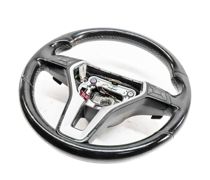 2013-2015 MERCEDES GLK250 (X204) DRIVER STEERING WHEEL w/PADDLES w/o BLIND SPOT