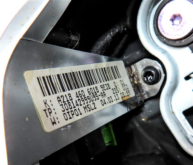 Thumbnail 7: 2013-2015 MERCEDES GLK250 (X204) DRIVER STEERING WHEEL w/PADDLES w/o BLIND SPOT