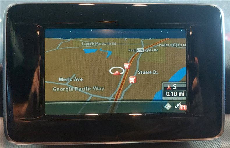 14-15 MERCEDES CLA CLASS (C117) GPS NAVIGATION MEDIA INFORMATION DISPLAY SCREEN