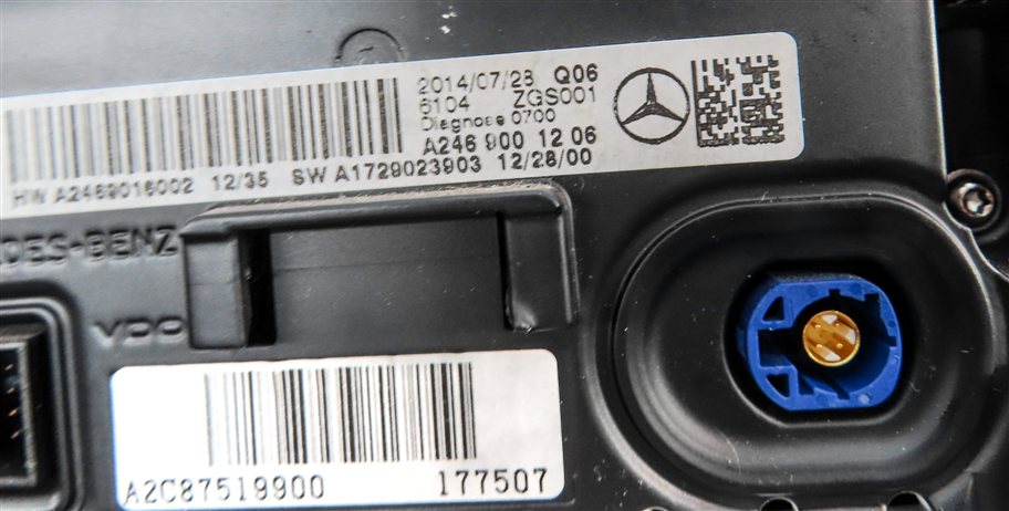 Thumbnail 6: 14-15 MERCEDES CLA CLASS (C117) GPS NAVIGATION MEDIA INFORMATION DISPLAY SCREEN