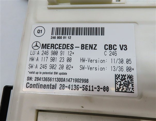 Thumbnail 3: 14-16 MERCEDES B CLA GLA CLASS C117 246 X156 FRONT SIGNAL ACQUISITION MODULE SAM