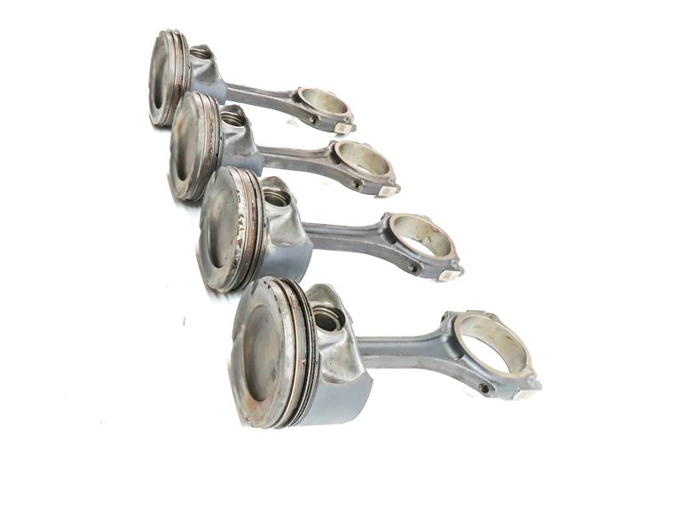 Thumbnail 3: 2014-2020 MERCEDES CLA250 (C117) 2.0L M270 TURBO ENGINE PISTON w/ ROD SET-4