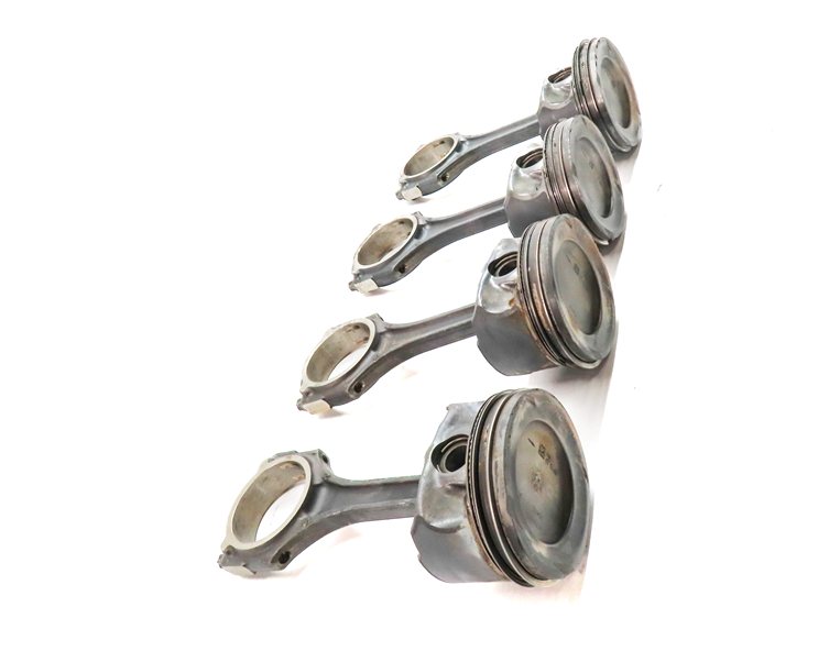 Thumbnail 4: 2014-2020 MERCEDES CLA250 (C117) 2.0L M270 TURBO ENGINE PISTON w/ ROD SET-4