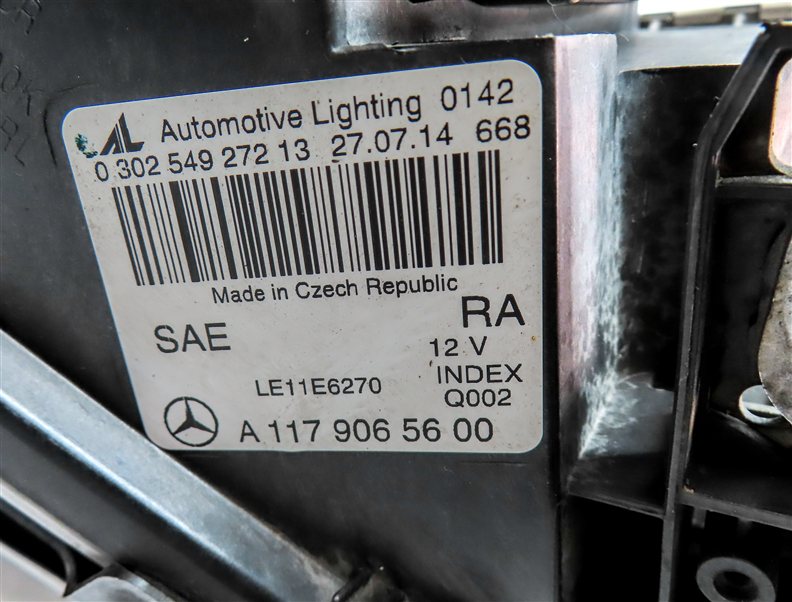 Thumbnail 8: 14-16 MERCEDES CLA45 CLA250 (C117) RIGHT PASSENGER XENON HID ADAPTIVE HEADLIGHT