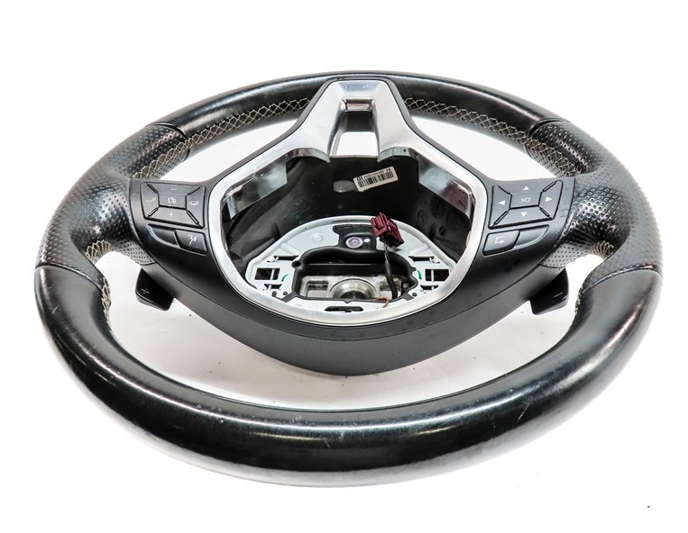 Thumbnail 3: MERCEDES 14 CLA250 15-17 B250E B ELECTRIC (C117) 3 SPOKE STEERING WHEEL (BLACK)