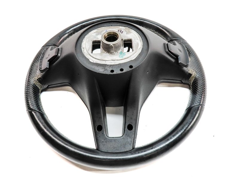 Thumbnail 4: MERCEDES 14 CLA250 15-17 B250E B ELECTRIC (C117) 3 SPOKE STEERING WHEEL (BLACK)