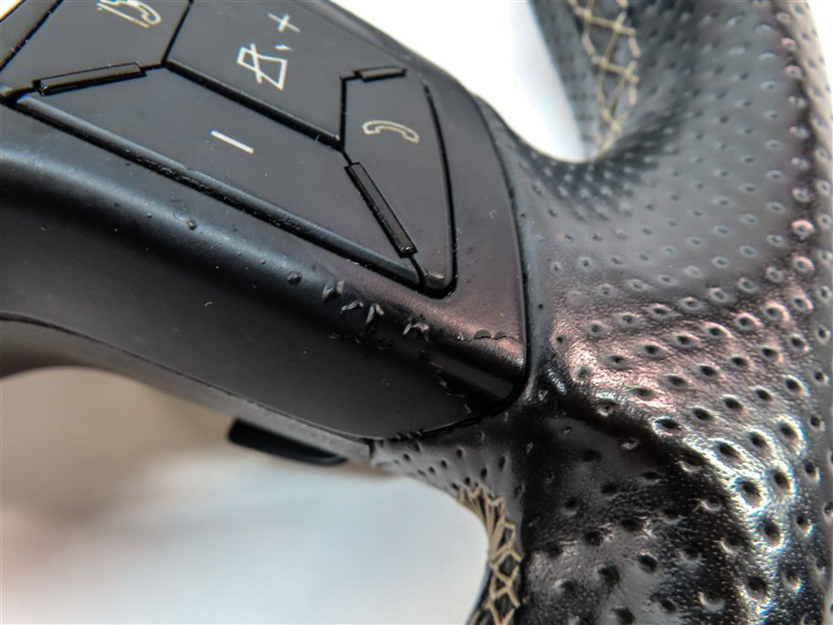 Thumbnail 6: MERCEDES 14 CLA250 15-17 B250E B ELECTRIC (C117) 3 SPOKE STEERING WHEEL (BLACK)